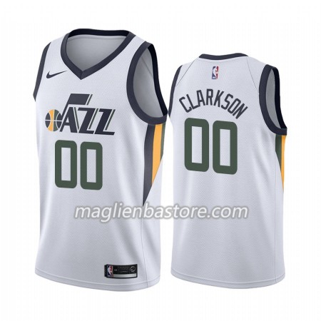 Maglia NBA Utah Jazz Jordan Clarkson 00 Nike 2019-20 Association Edition Swingman - Uomo
